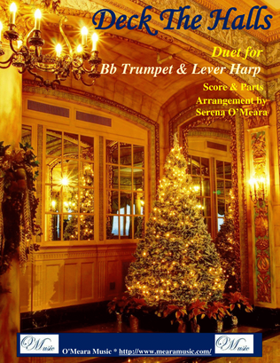 Book cover for Deck The Halls, Duet for Trumpet and Lever Harp