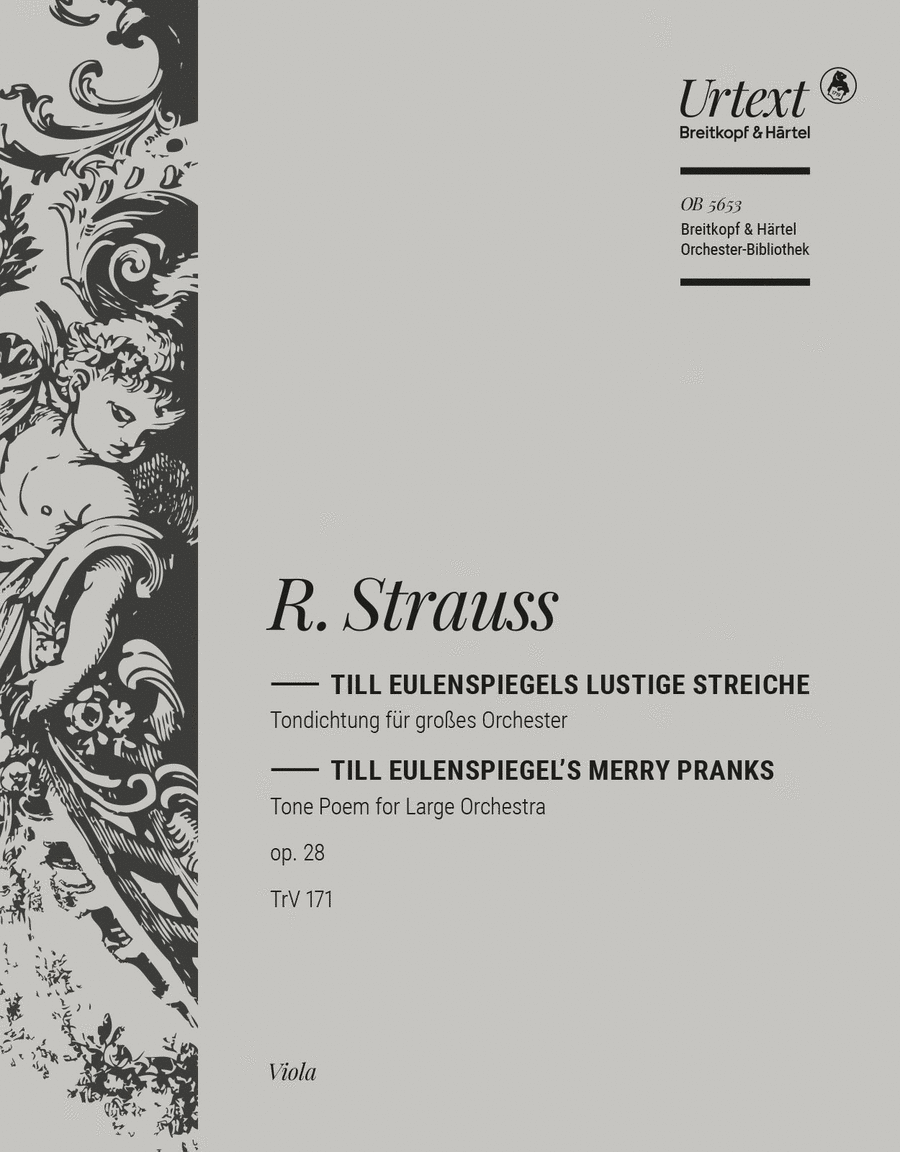 Till Eulenspiegel’s Merry Pranks Op. 28 TrV 171 Orchestra scores gallery preview page 1