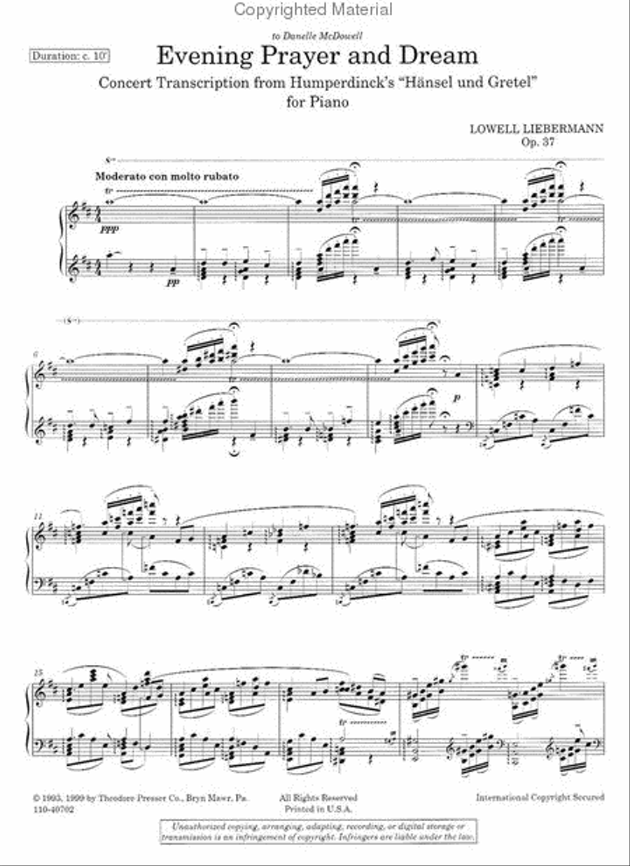 Evening Prayer And Dream Evening Prayer And Dream Chamber Music scores gallery preview page 2