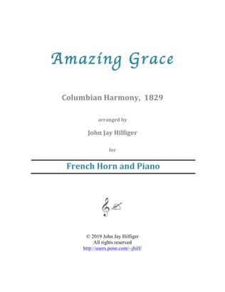 Amazing Grace for French Horn and Piano