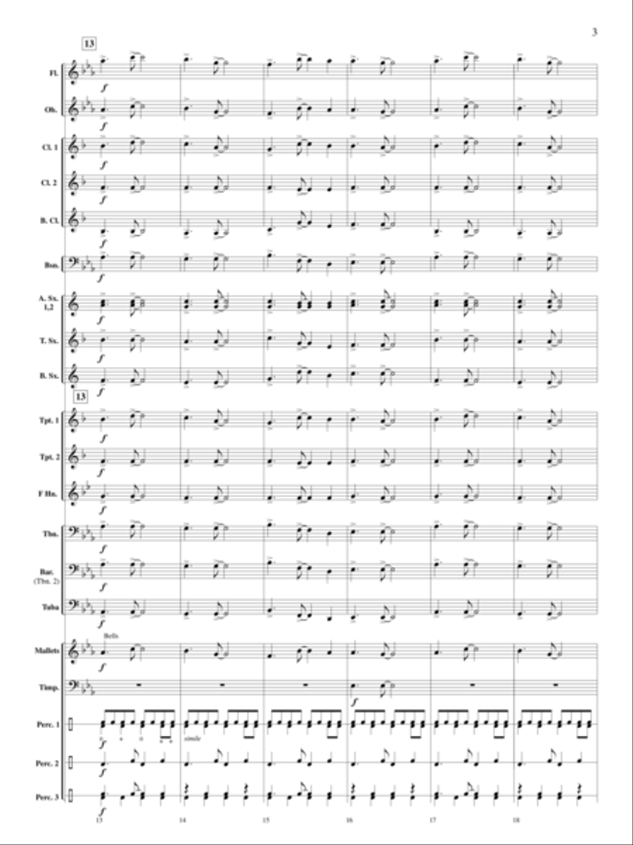 Santa Visits the Caribbean Concert Band scores gallery preview page 4
