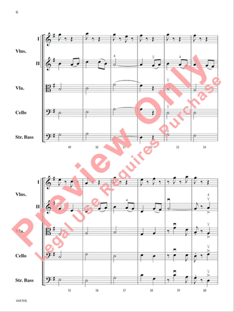 Appalachian Celebration String Orchestra scores gallery preview page 7
