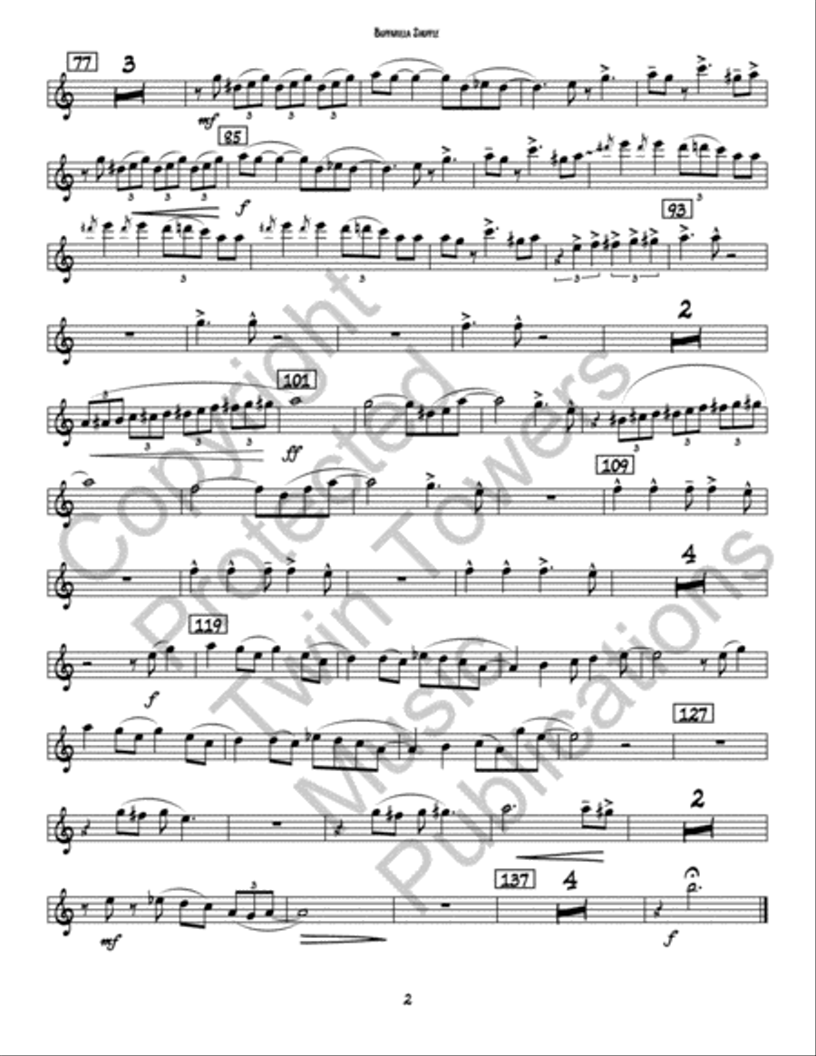 Buffarilla Shuffle Jazz Ensemble scores gallery preview page 23