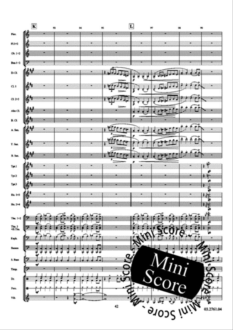 All Blue All Blue Concert Band scores gallery preview page 48
