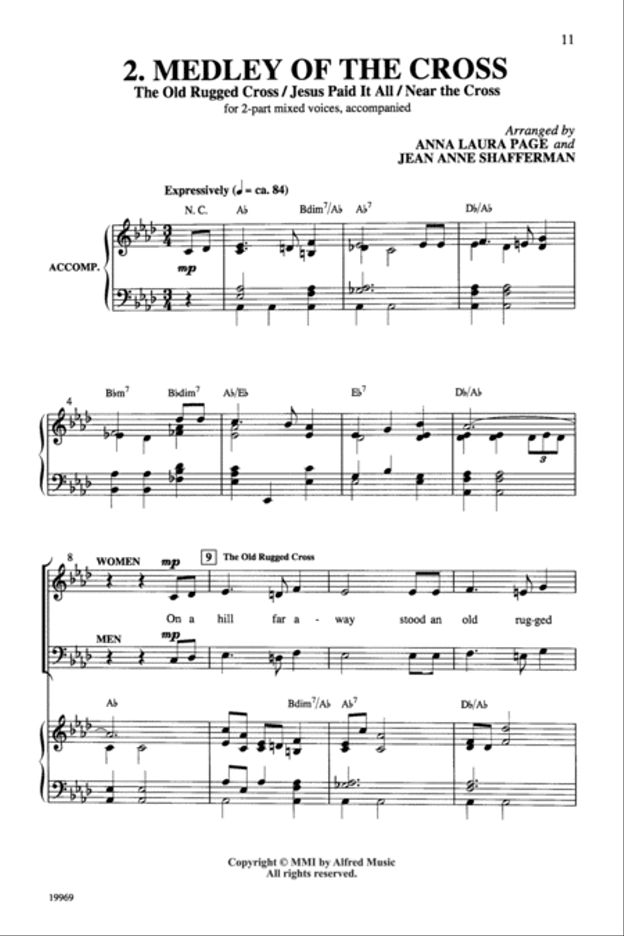 The Gospel Sing-Along Songbook 2-Part scores gallery preview page 4