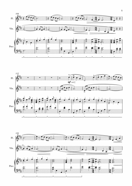 Classical Trio - for Piano, Flute and Violin image number null