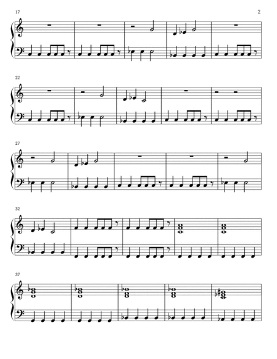 Apex Legends Main Theme Piano Solo scores gallery preview page 2