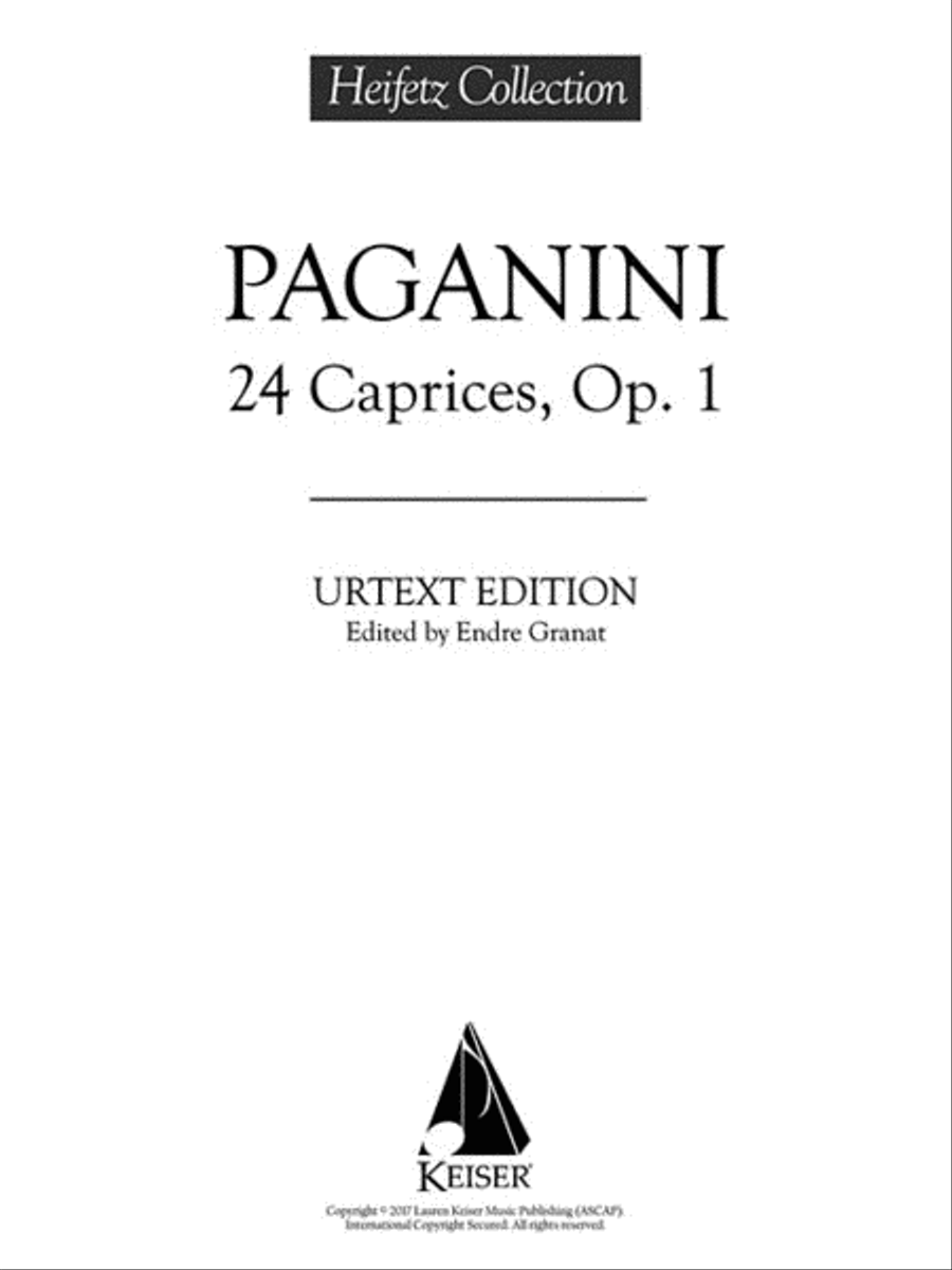 24 Caprices for Violin Solo Violin Solo scores gallery preview page 2
