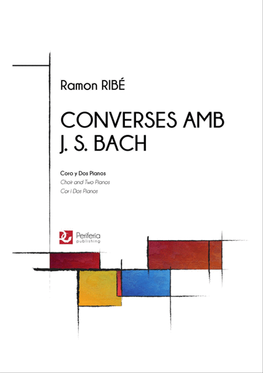 Converses amb J. S. Bach for Mixed Choir (SATB) and Two Pianos 4-Part scores gallery preview page 1