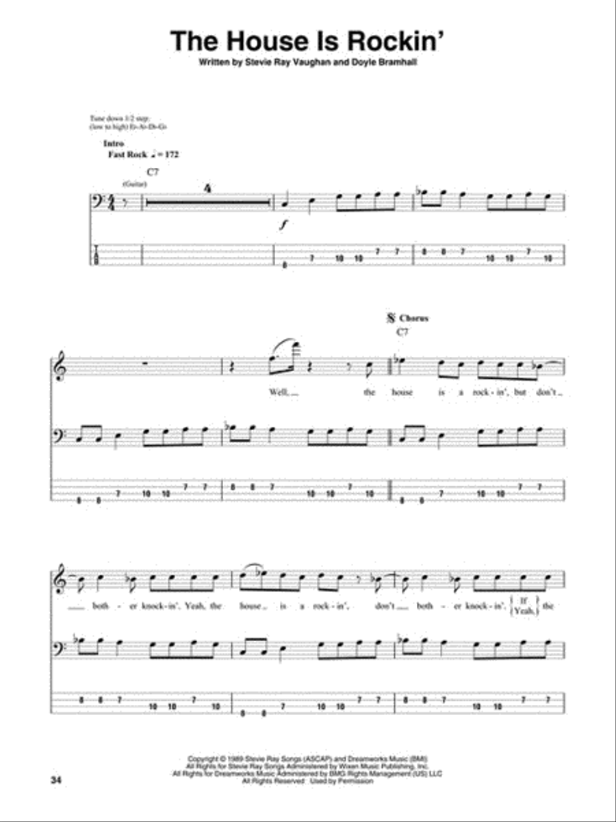 Stevie Ray Vaughan Electric Guitar scores gallery preview page 5