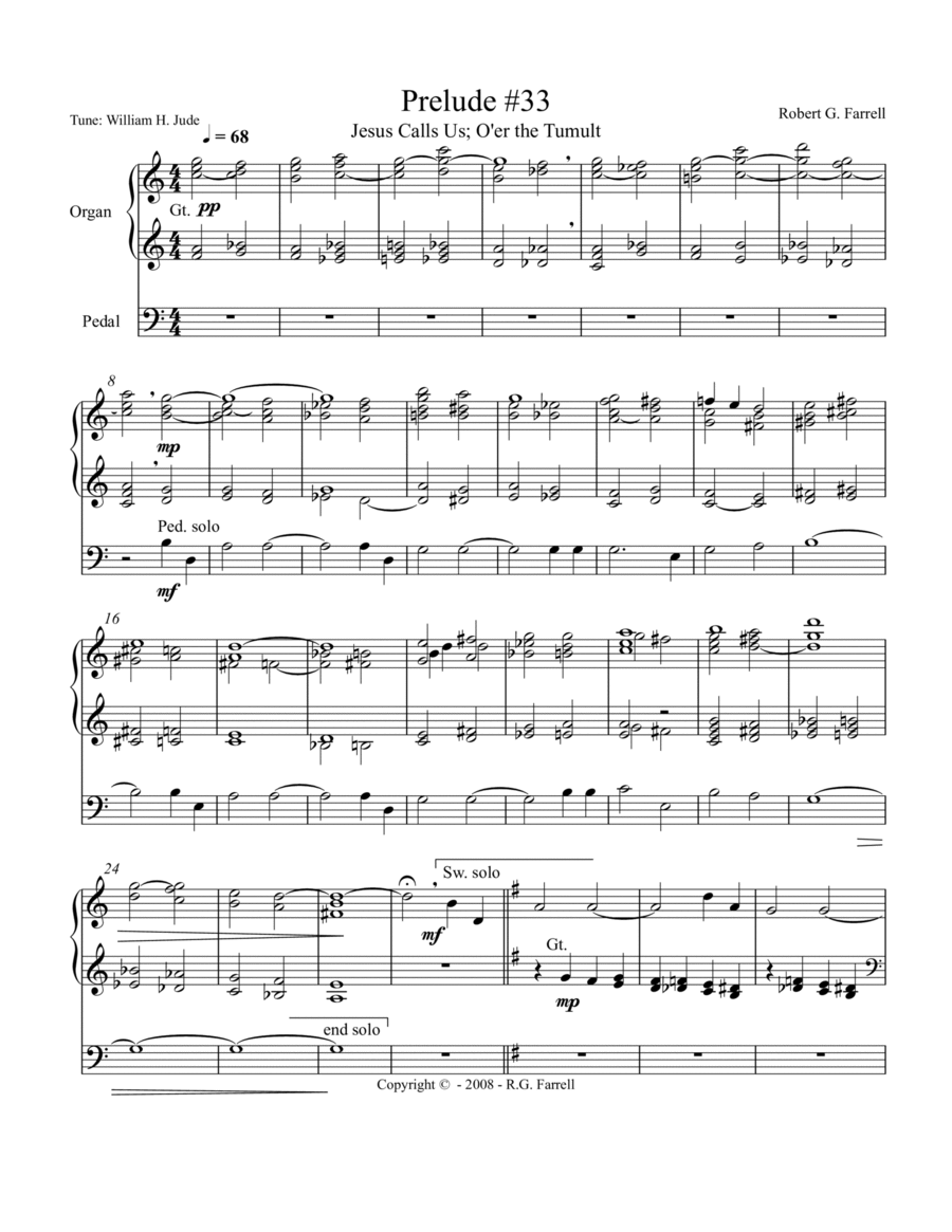 Organ Prelude #33