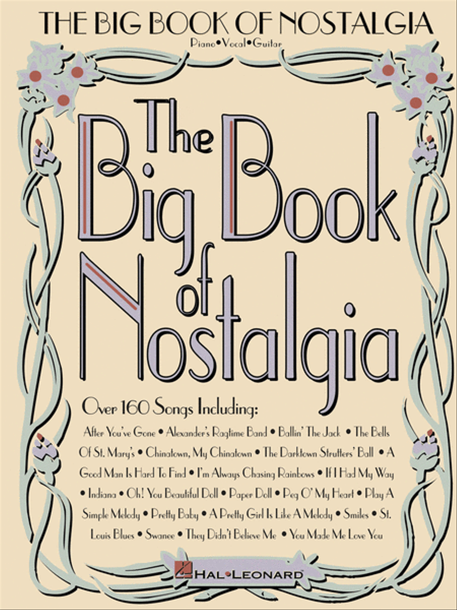 The Big Book of Nostalgia Piano, Vocal, Guitar scores gallery preview page 1