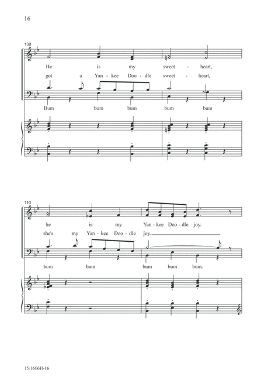 A Patriotic Salute A Patriotic Salute 4-Part scores gallery preview page 16
