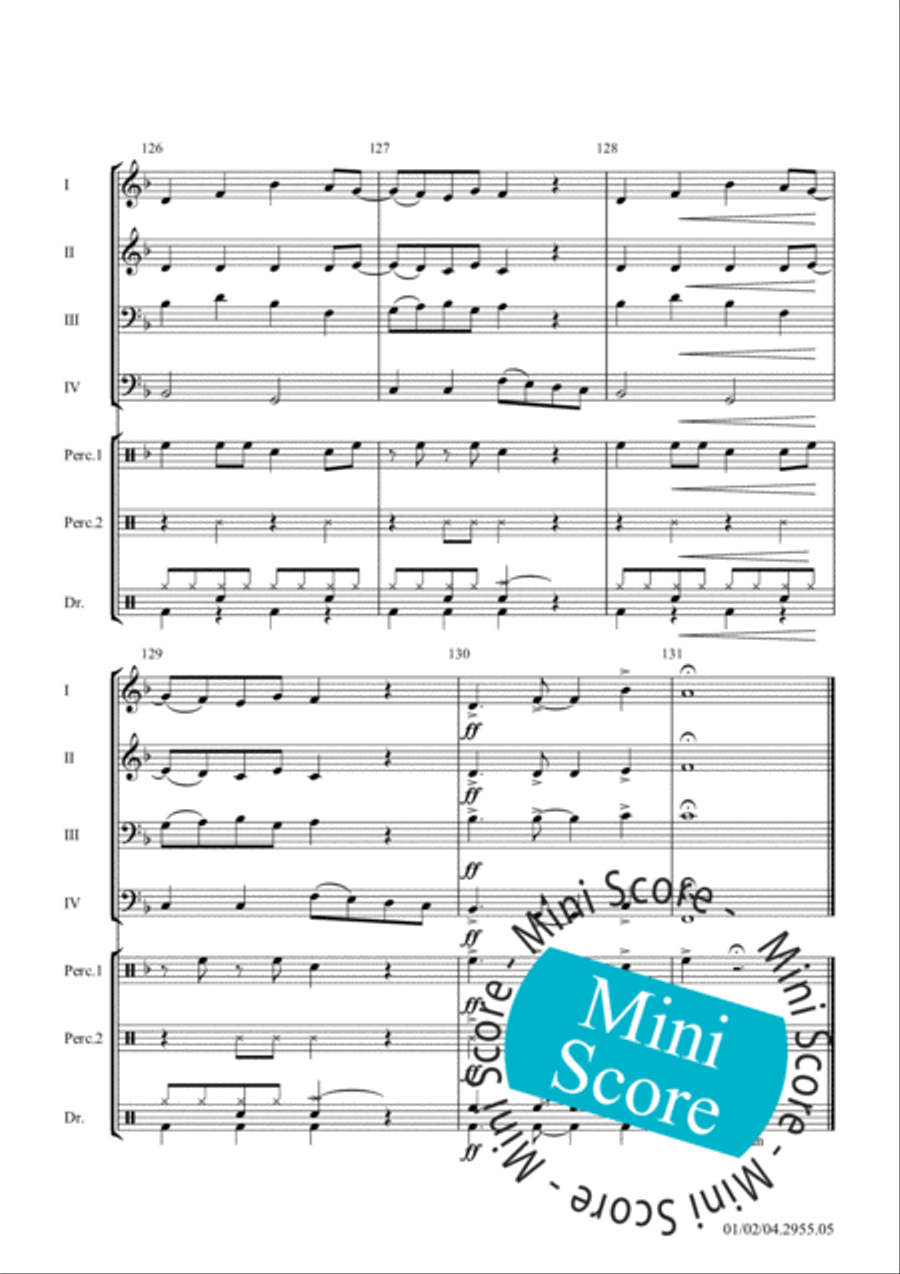Three Cool Dances Three Cool Dances Concert Band scores gallery preview page 20