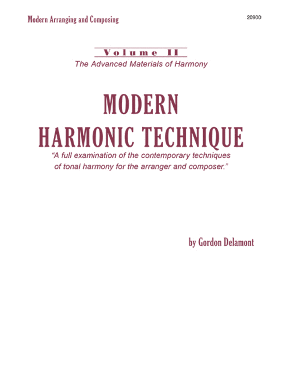 Modern Harmonic Technique, Vol. 2