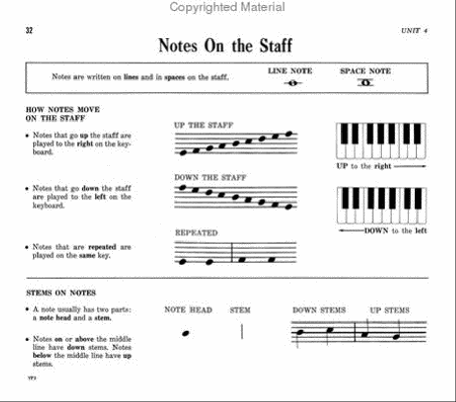 Sight Reading, Level 4 Piano Method scores gallery preview page 4