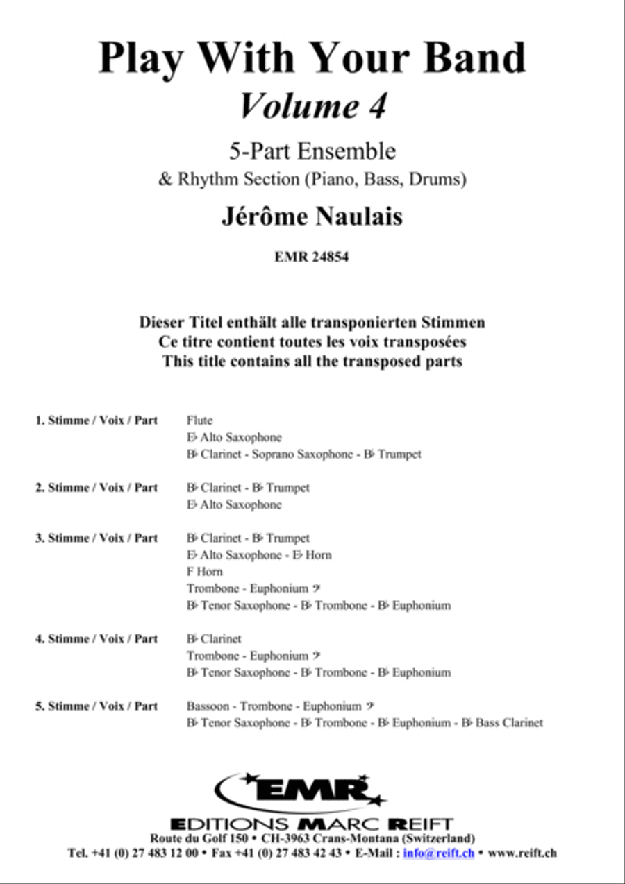 Play With Your Band Volume 4 Brass Ensemble scores gallery preview page 3