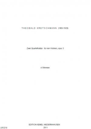 Book cover for Zwei Quartettsätze