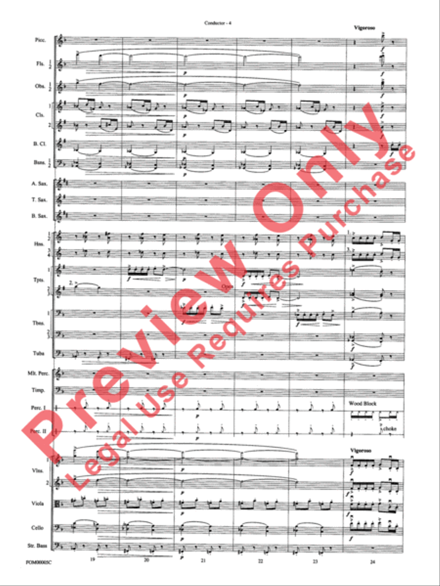 An American in Paris Suite Full Orchestra scores gallery preview page 7
