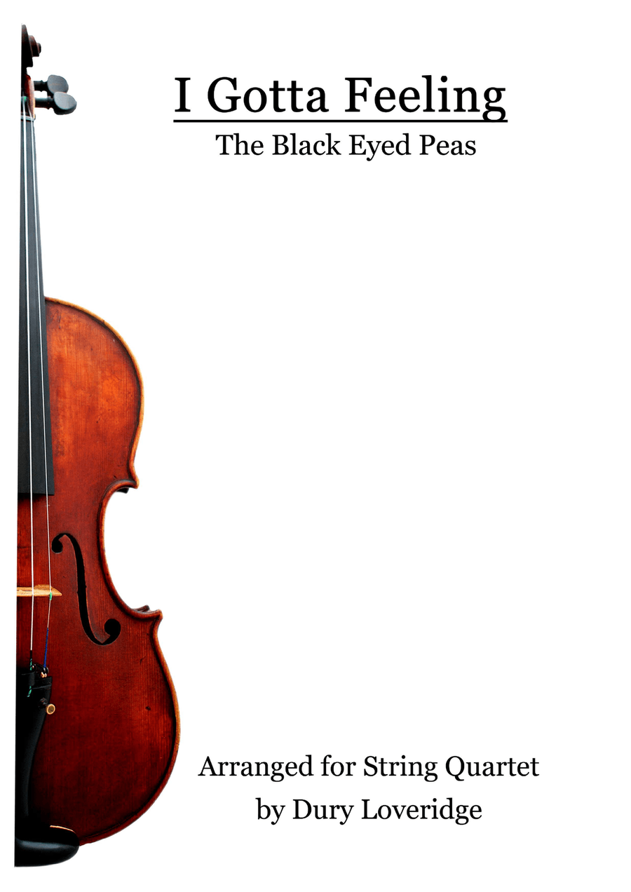 I Gotta Feeling String Quartet scores gallery preview page 1
