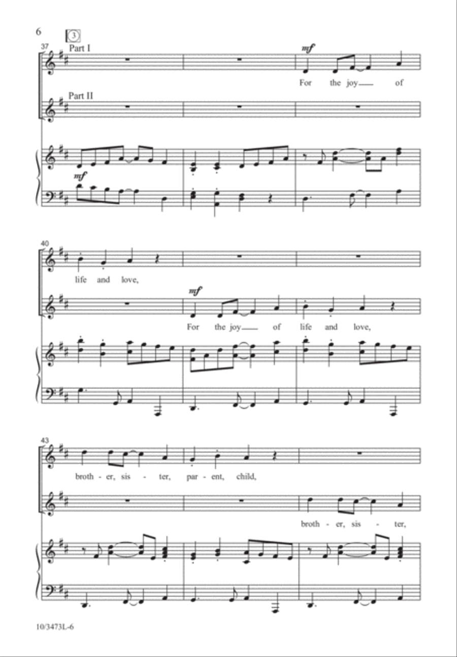 Song of Joyful Praise Song of Joyful Praise Unison Choir scores gallery preview page 6