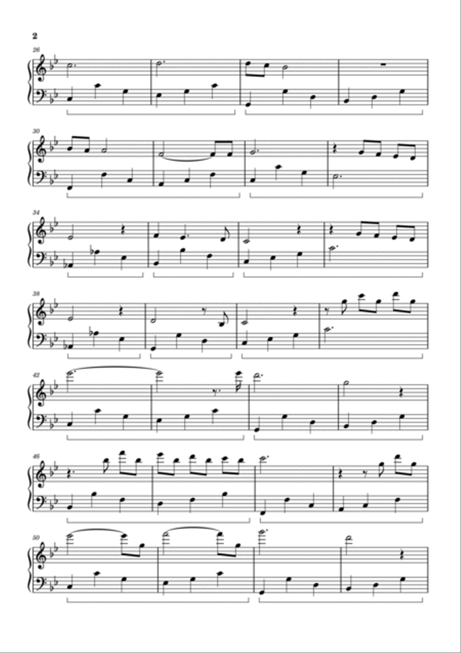 Waltz of Solitude Waltz of Solitude Easy Piano scores gallery preview page 2