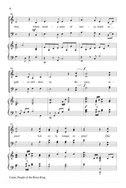 Come, People of the Risen King-SATB image number null