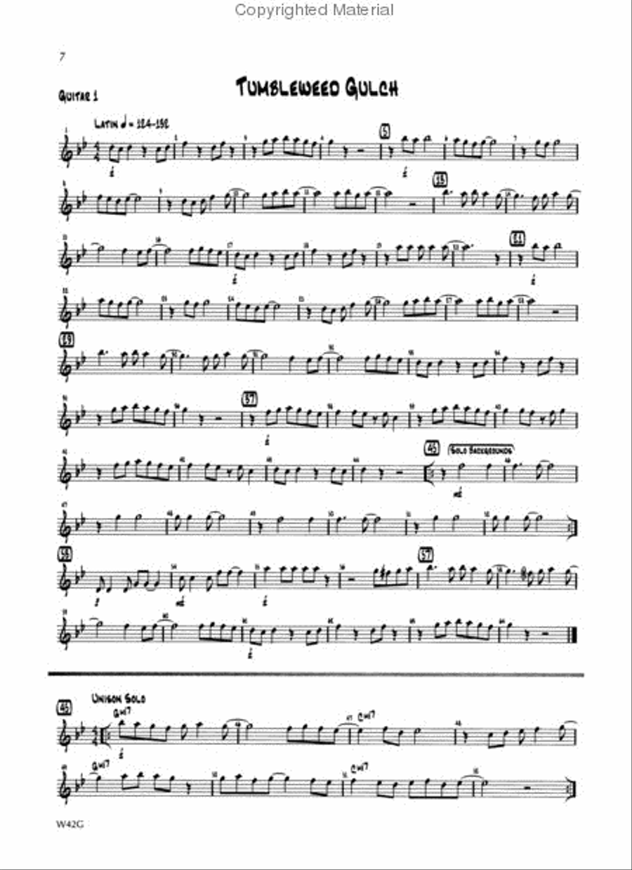 Standard of Excellence First Jazz Performance-Guitar 1&2 Concert Band scores gallery preview page 3