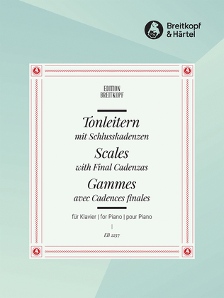 Book cover for Scales with Final Cadenzas