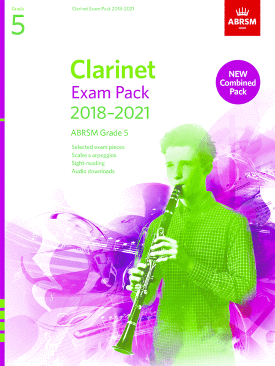 Clarinet Exam Pack 2018-2021, ABRSM Grade 5 Clarinet scores gallery preview page 1