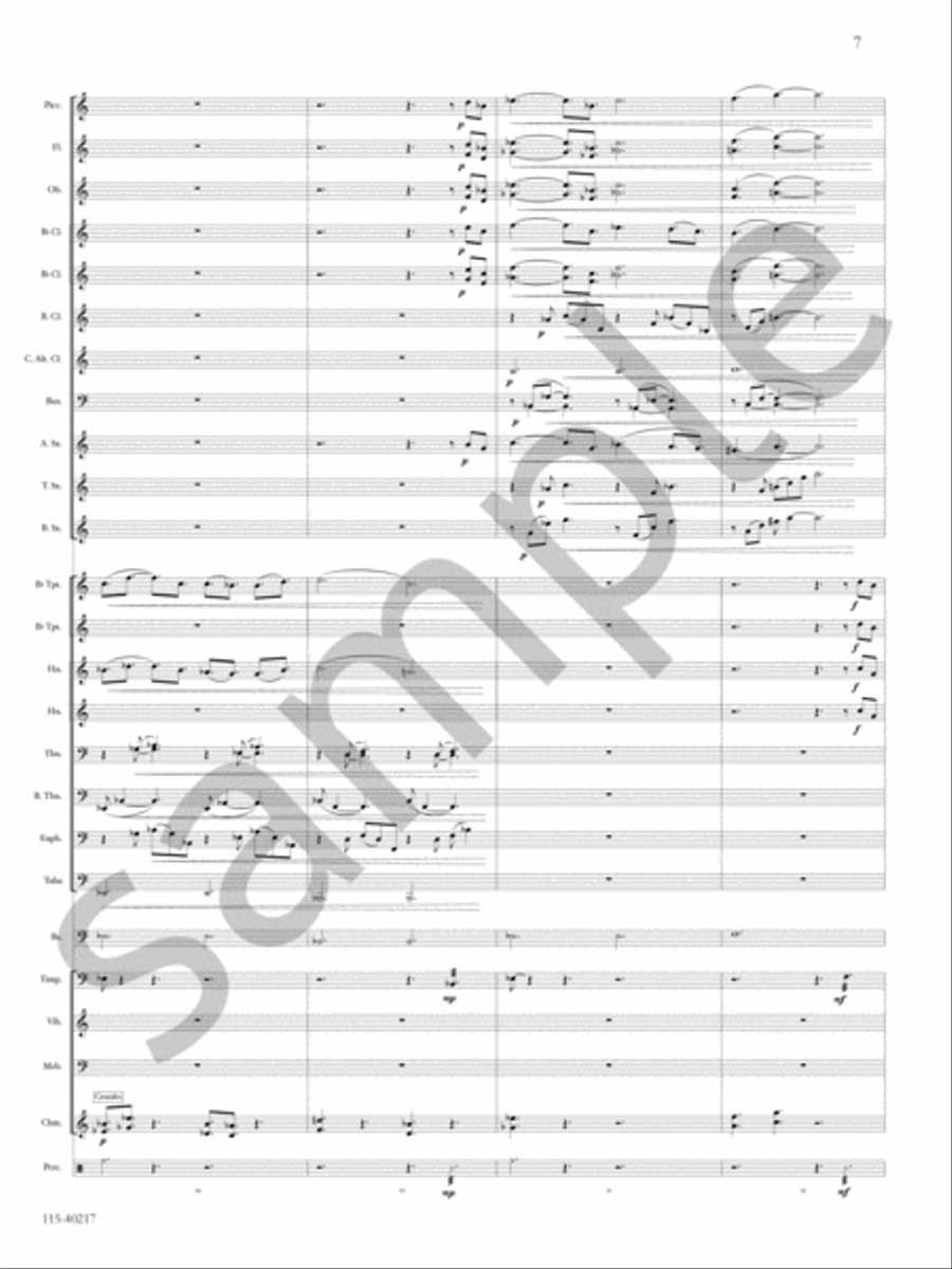 Barcarolle Concert Band scores gallery preview page 8