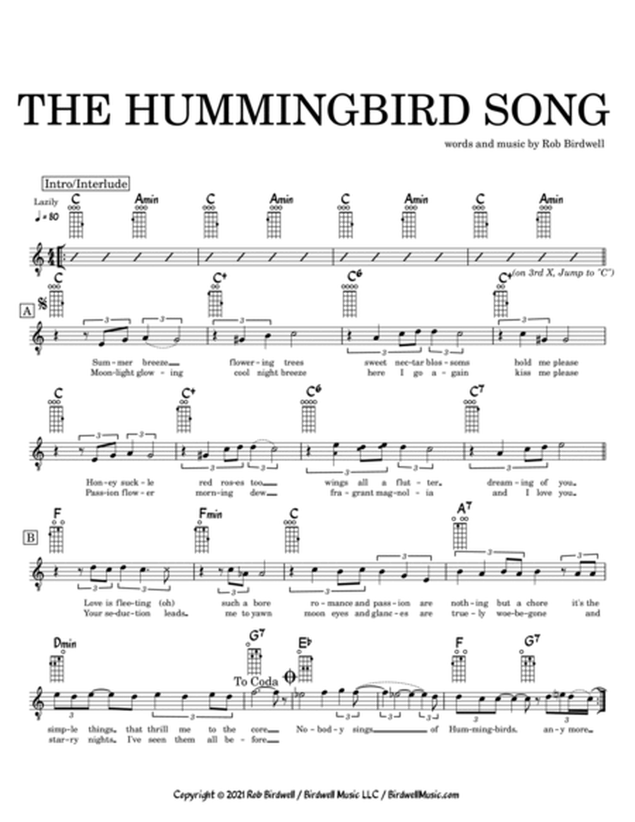 The Hummingbird Song image number null