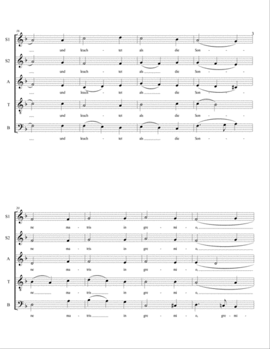 In dulci Jubilo Divisi scores gallery preview page 3