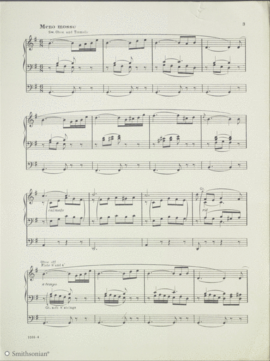 Morning Song Organ Solo scores gallery preview page 3