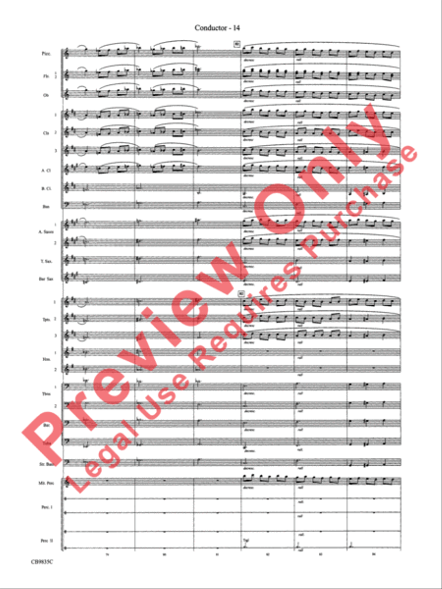 A Charlie Brown Christmas Concert Band scores gallery preview page 17