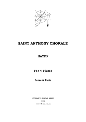 SAINT ANTHONY CHORALE for 4 flutes - BRAHMS