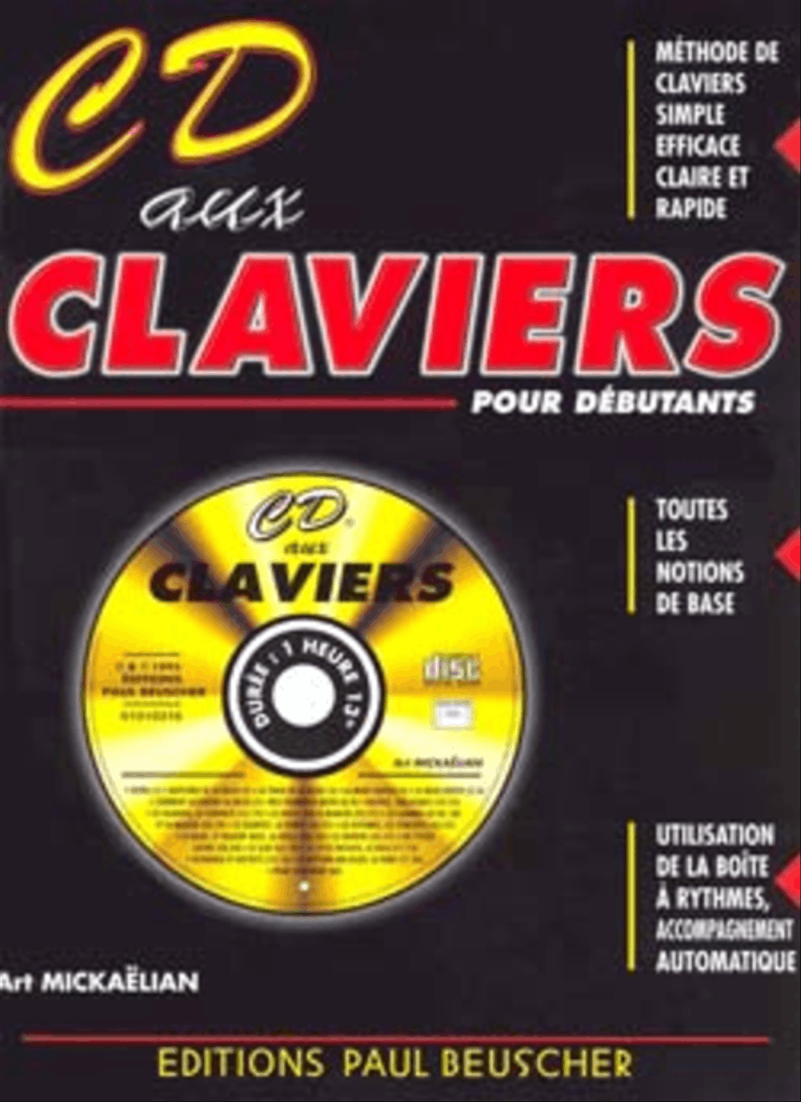 CD Aux Claviers Piano scores gallery preview page 1