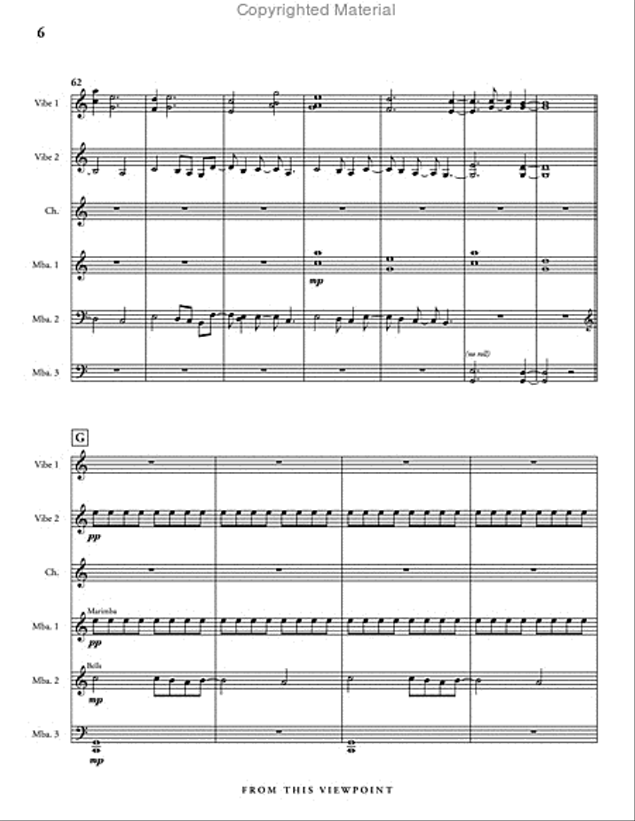 From this Viewpoint Percussion Ensemble scores gallery preview page 7