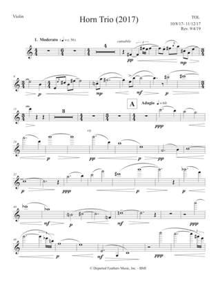 Horn Trio (2017) violin part