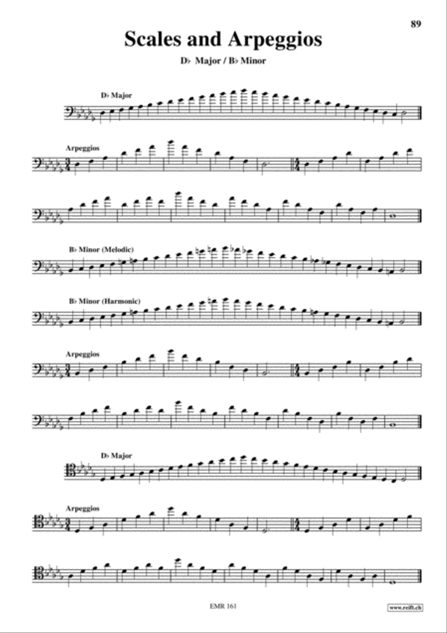 Studies in all Clefs Trombone Solo scores gallery preview page 38