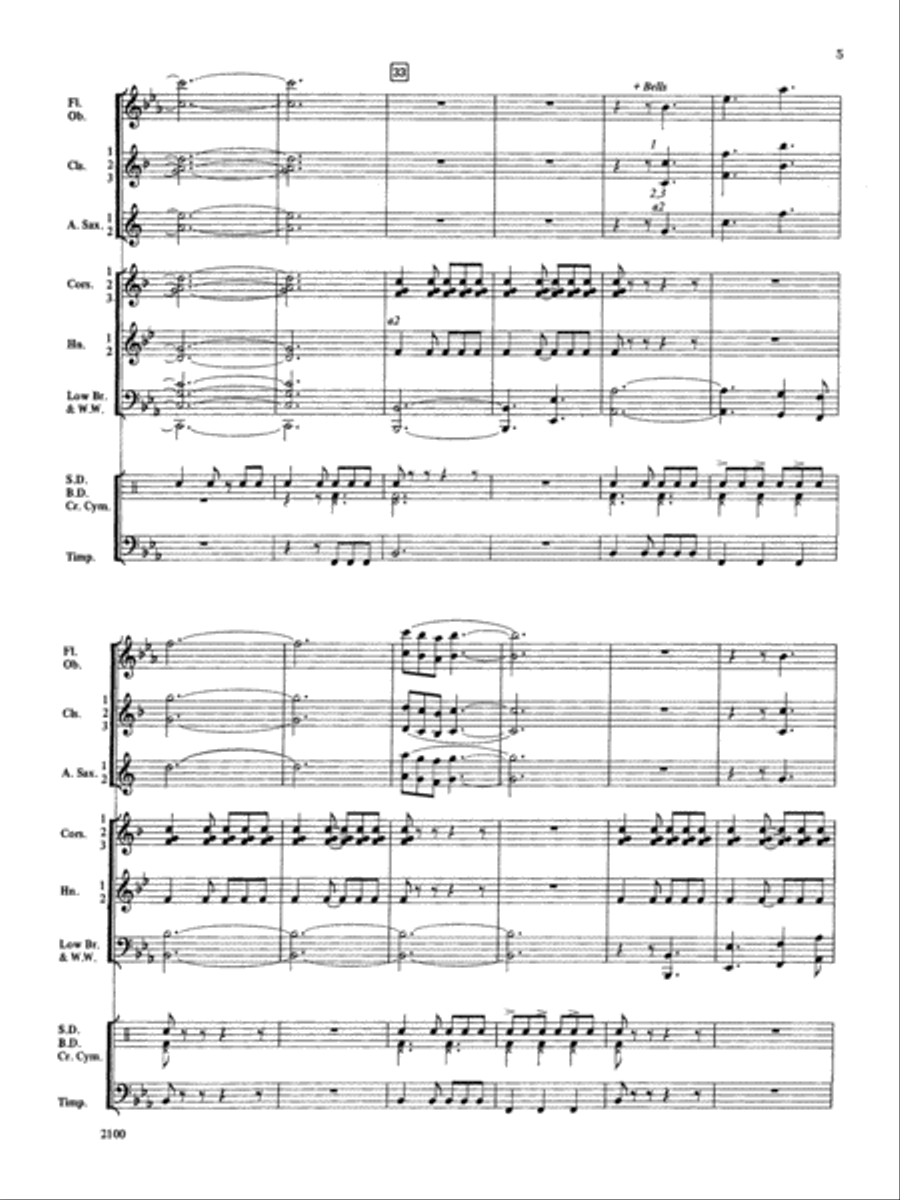 Northwest Suite: Score Northwest Suite: Score Concert Band scores gallery preview page 5
