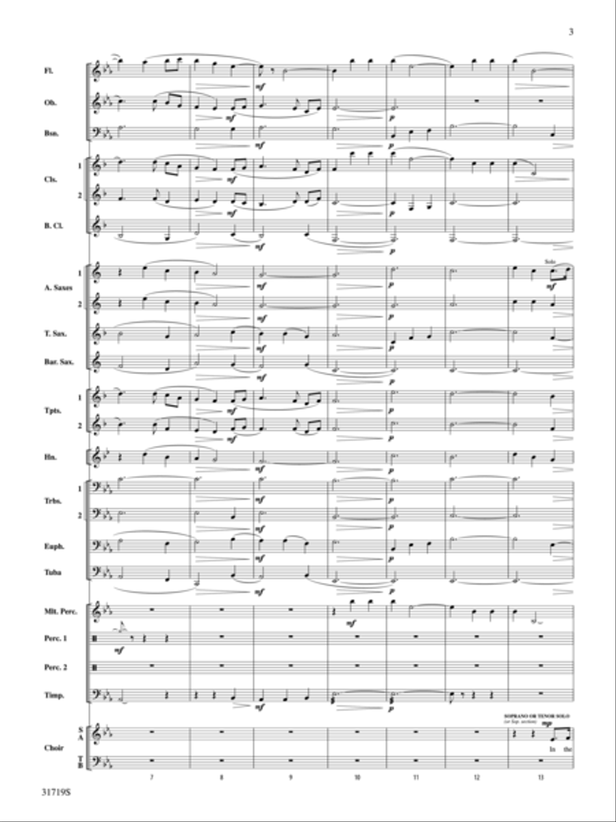 Homeward Bound Homeward Bound Concert Band scores gallery preview page 3