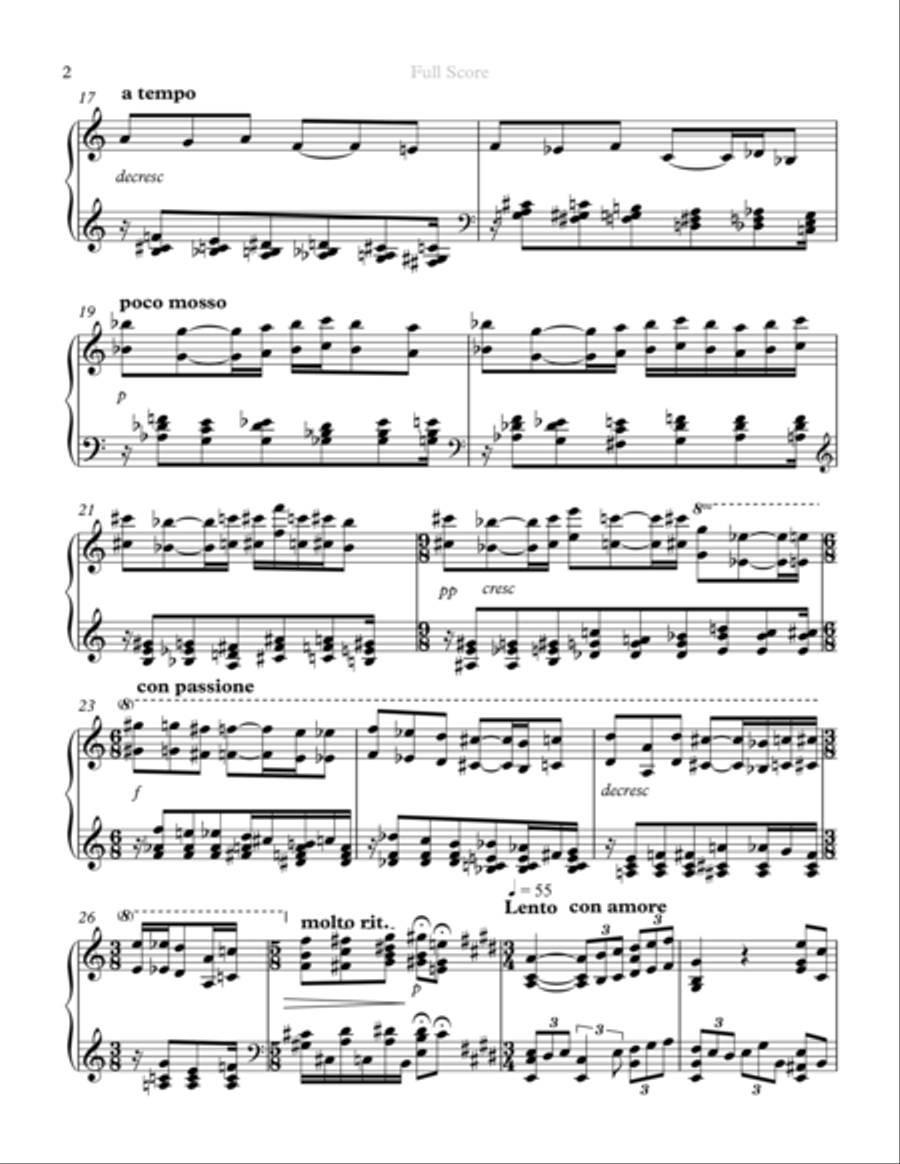 Visions Opus 54 Piano Solo scores gallery preview page 4