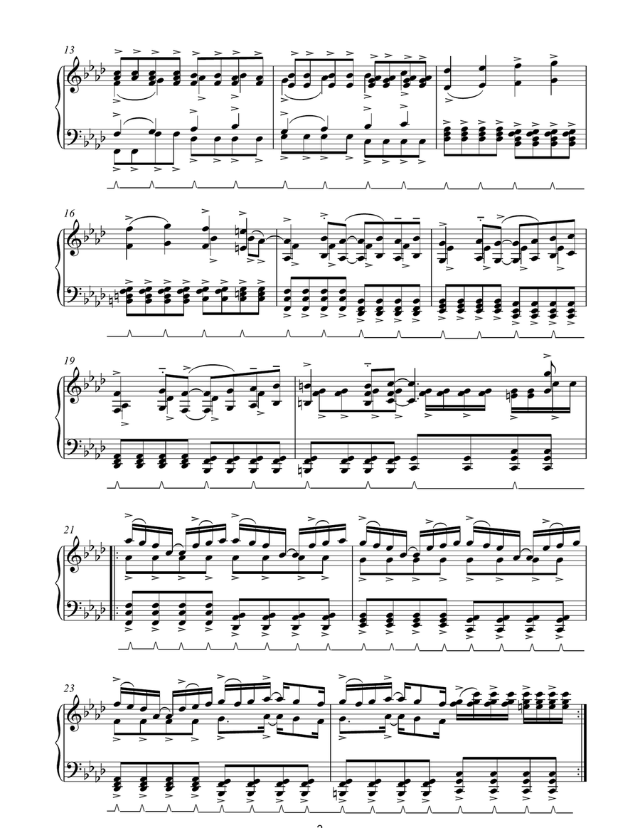 Time Lapse Piano Solo scores gallery preview page 2