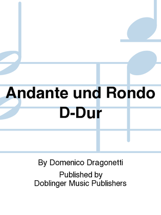 Book cover for Andante und Rondo D-Dur