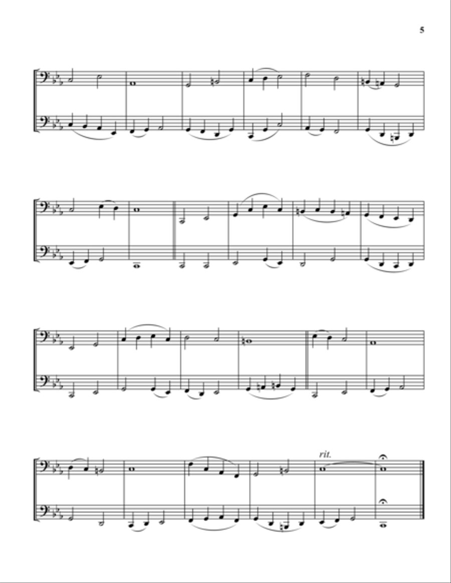 Easy Tuba Duets Easy Tuba Duets Brass Duet scores gallery preview page 5