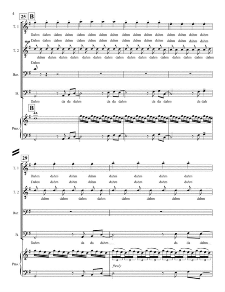Don't Stop Believin' TTBB scores gallery preview page 4