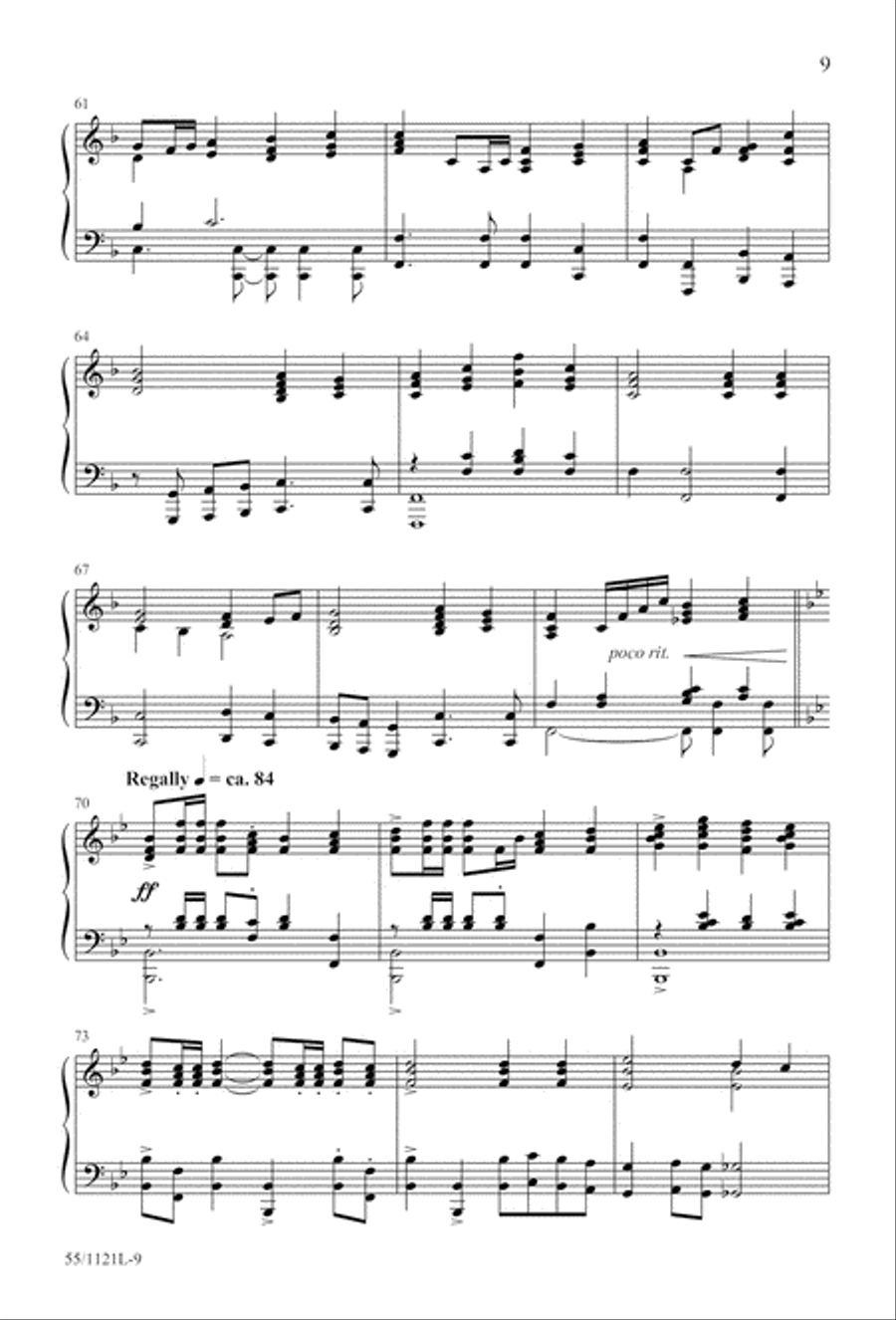 Touched by the Christ Touched by the Christ 3-Part scores gallery preview page 10