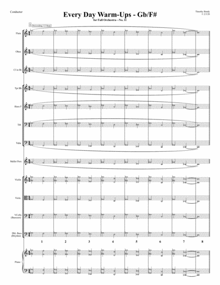 Gb - Every Day Warm-Ups for Full Orchestra image number null
