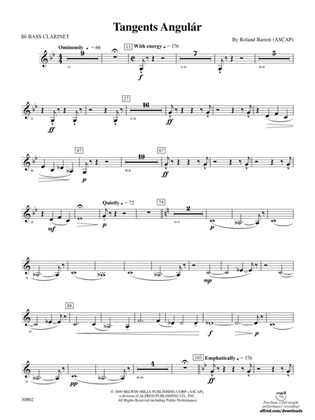 Tangents Angulár: B-flat Bass Clarinet